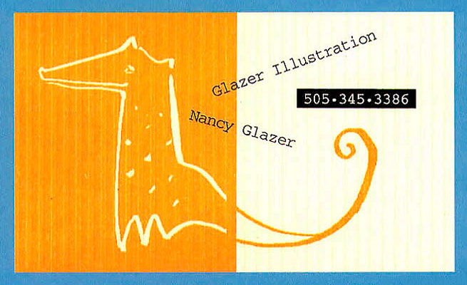 Визитная карточка Glazer Graphics