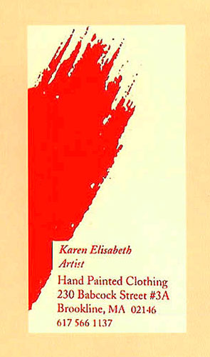 Визитная карточка Karen Elisabeth