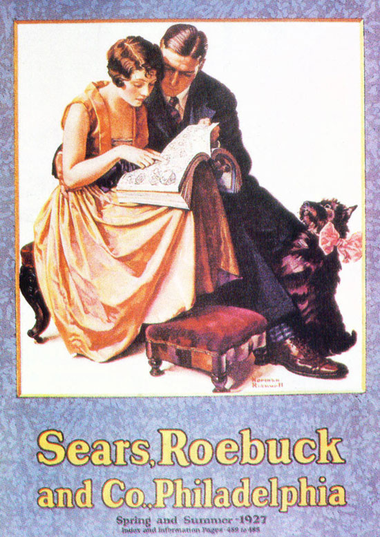 Sears, Roebuck and Co. Рекламный каталог товаров (рекламная находка)